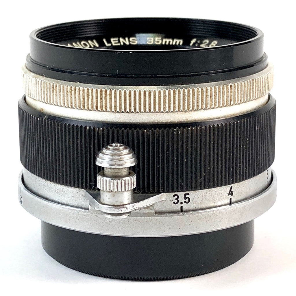 キヤノン Canon 35mm F2.8 Lマウント L39 レンジファインダーカメラ用レンズ 【中古】