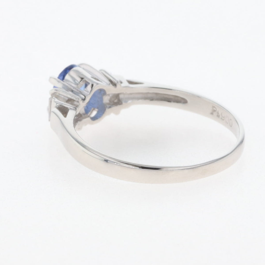 プラチナリング　サファイヤリング　ブルーサファイヤ　メレダイヤ　Pt900 楽天市場】ブルーサファイア 1.62ct リング 14号 PT900 プラチナ