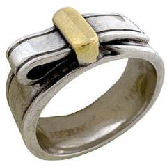 エルメス アルテミス リング 指輪 リング 11号 シルバー925 750 シルバー ゴールド レディース ブランドアクセサリー 【中古】bracc