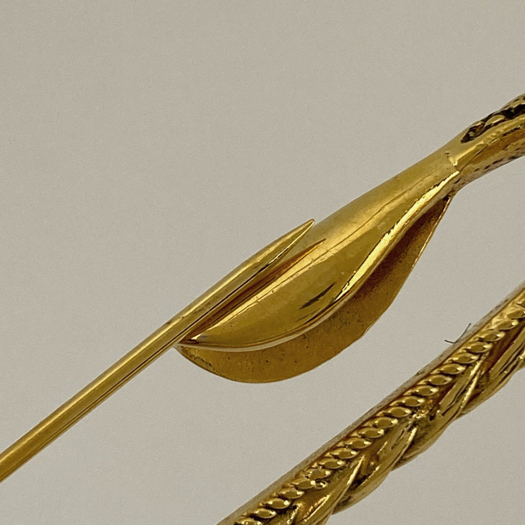 シャネル ココマーク ブローチ CCマーク ブローチ GP ゴールド レディース 【中古】bracc