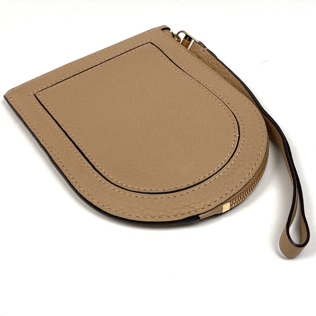 デルヴォー デザイン コインケース カードケース コインケース レザー ベージュ レディース 【中古】brbag
