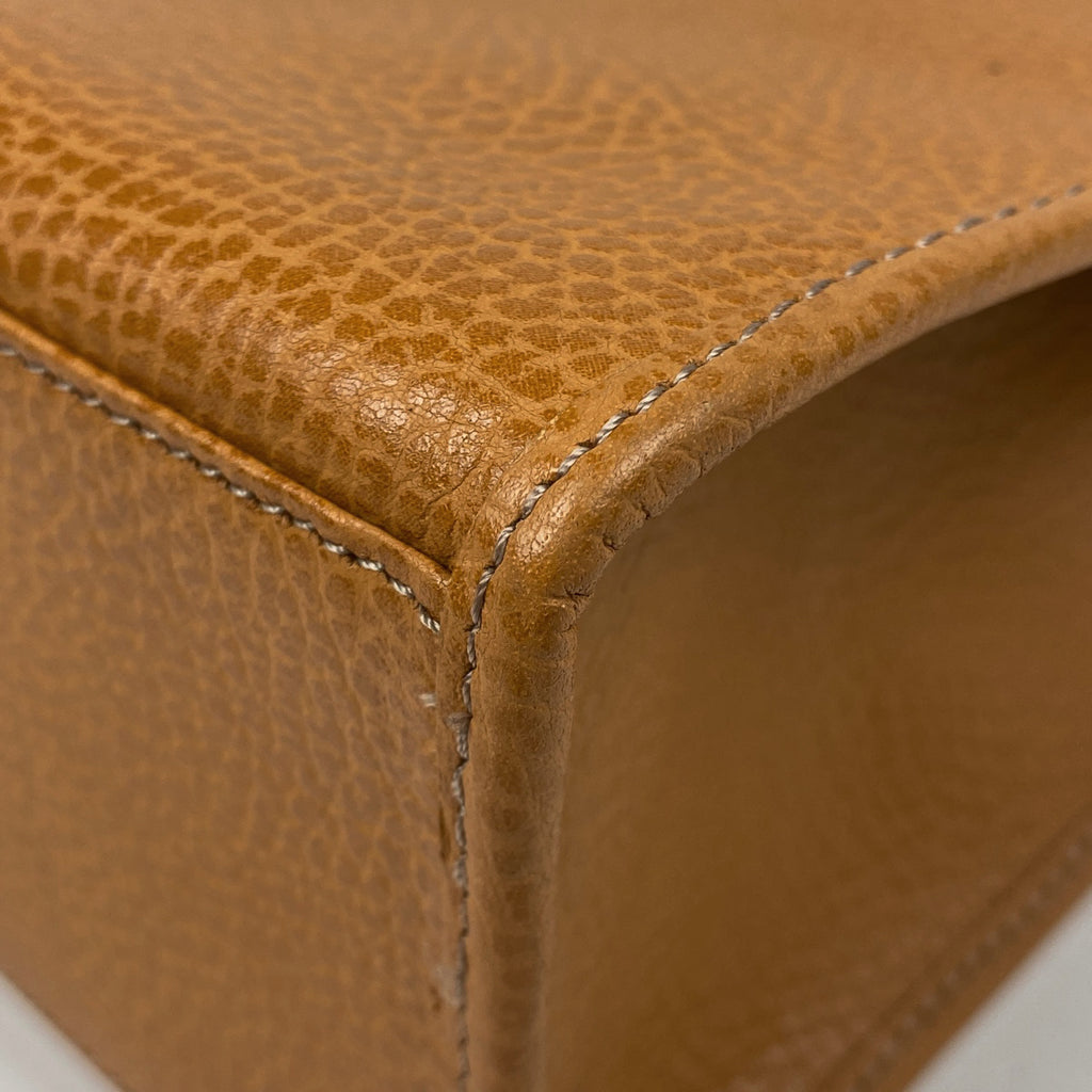クリスチャンディオール ロゴ ハンドバッグ 2WAY ショルダーバッグ ハンドバッグ レザー ブラウン レディース 【中古】brbag