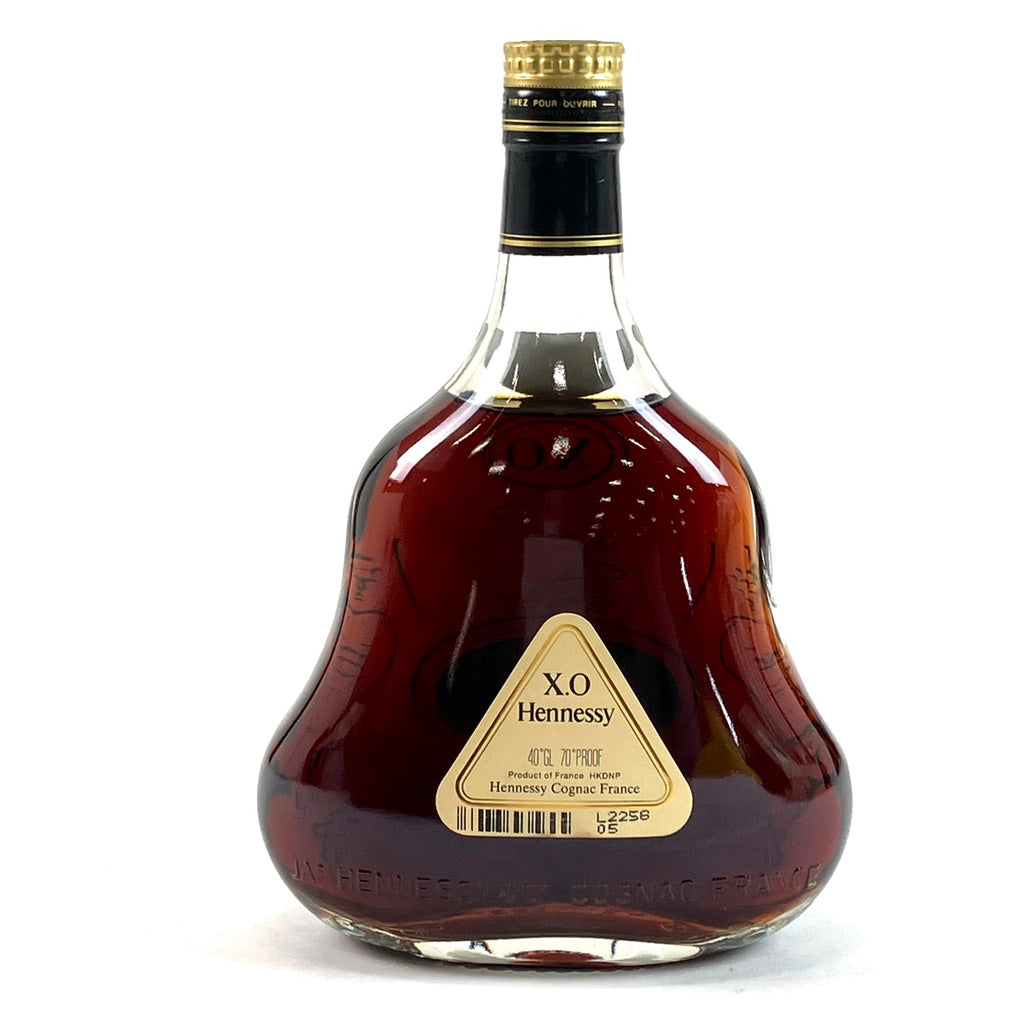 ヘネシー Hennessy XO 金キャップ クリアボトル 700ml ブランデー コニャック 【古酒】