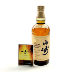 【東京都内限定お届け】サントリー SUNTORY 山崎 12年 ピュアモルト 華 750ml 国産ウイスキー 【古酒】