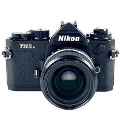 ニコン Nikon FM3A ブラック ＋ Ai-S NIKKOR 35mm F2 フィルム マニュアルフォーカス 一眼レフカメラ 【中古】