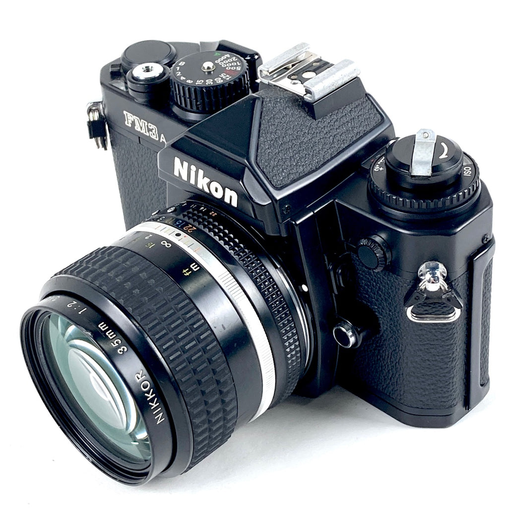 ニコン Nikon FM3A ブラック ＋ Ai-S NIKKOR 35mm F2 フィルム マニュアルフォーカス 一眼レフカメラ 【中古】