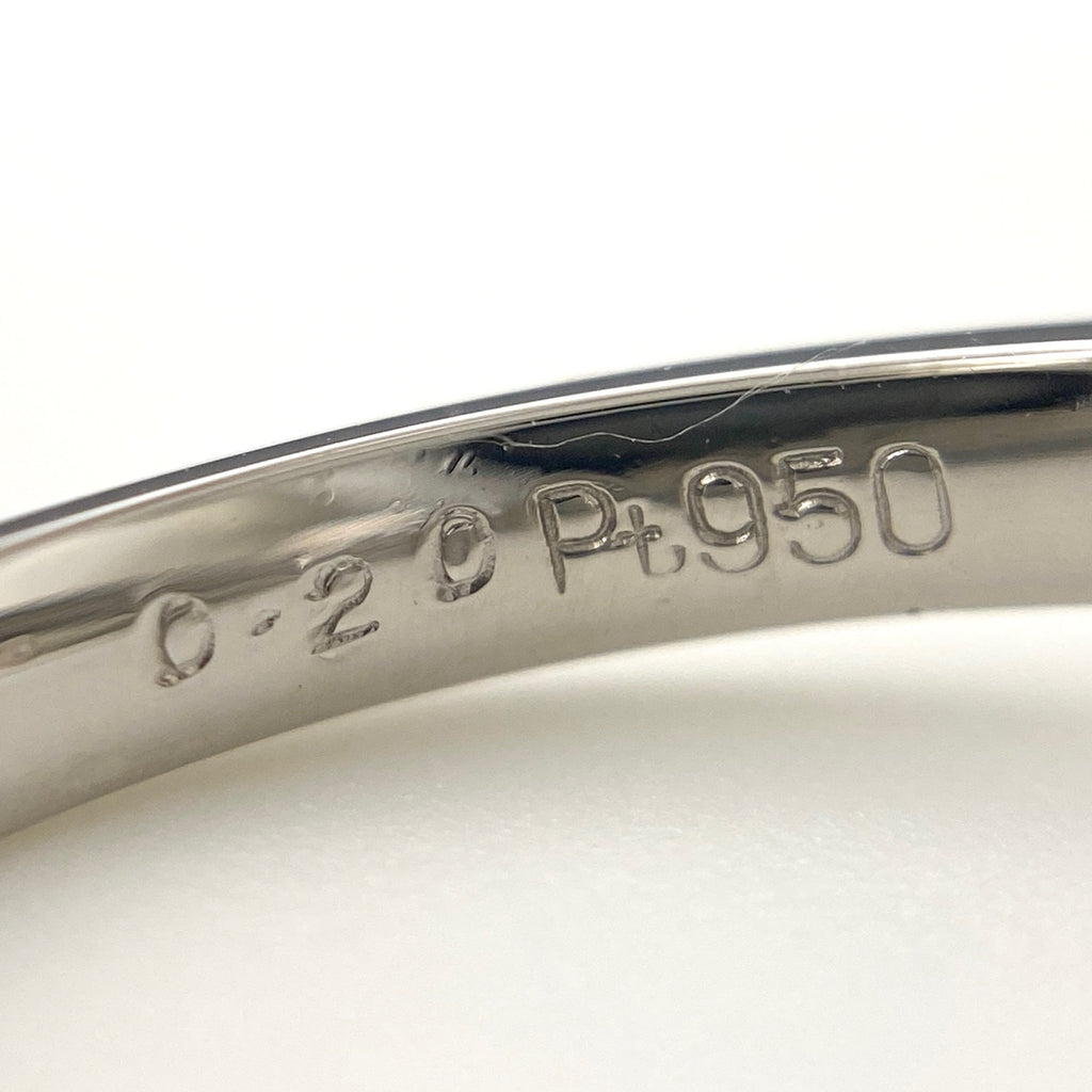 【在庫一掃】 ヴァンドーム青山 ダイヤモンド デザインリング プラチナ 指輪 リング 8.5号 Pt950 ダイヤモンド レディース 【中古】 brjwl