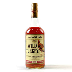 ワイルドターキー WILD TURKEY 8年 旧旧ラベル 1000ml アメリカンウイスキー 【古酒】