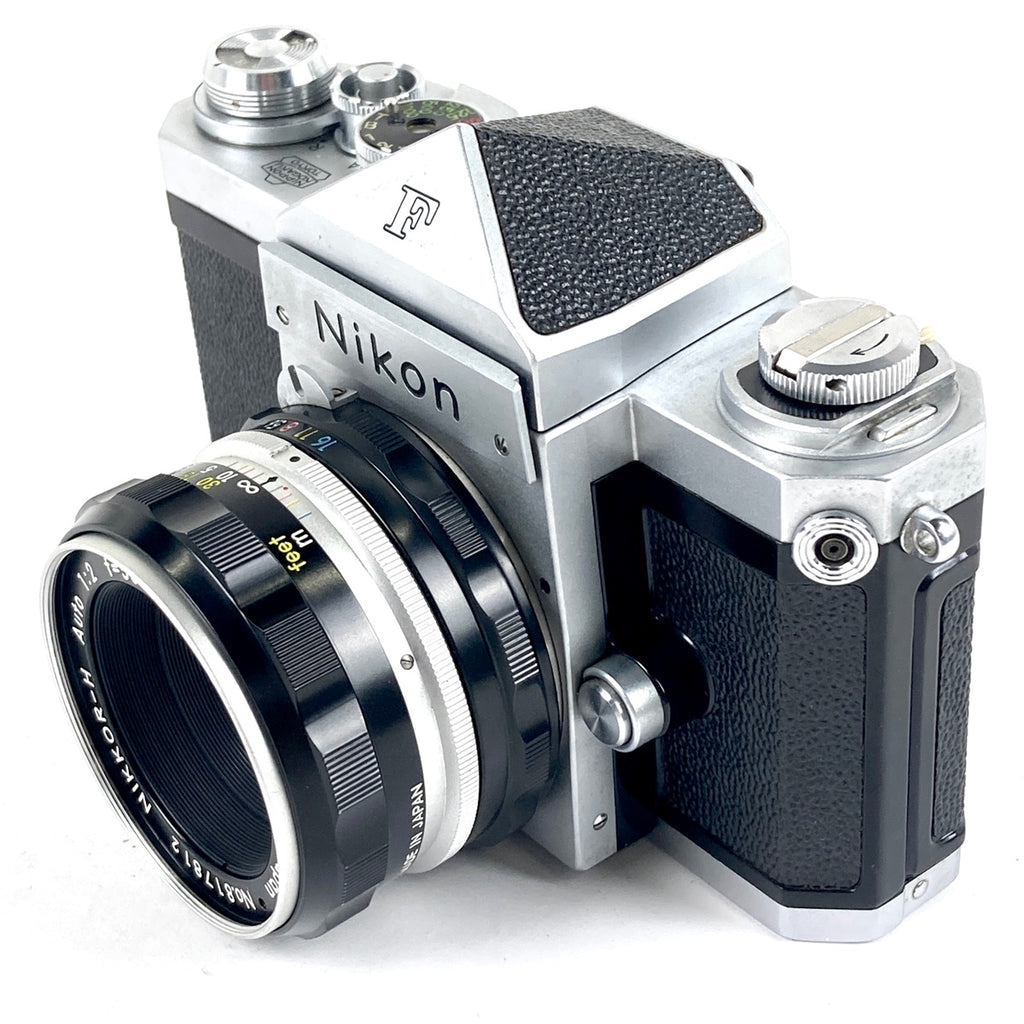 ニコン Nikon F アイレベル + NIKKOR-H Auto 50mm F2［ジャンク品］ フィルム マニュアルフォーカス 一眼レフカメラ 【中古】