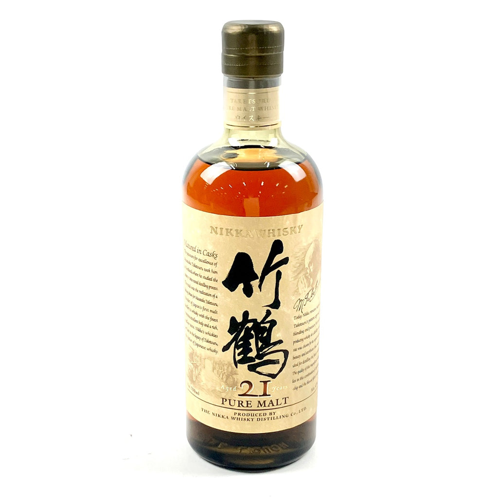 【東京都内限定お届け】ニッカ NIKKA 竹鶴 21年 ピュアモルト 700ml 国産ウイスキー 【古酒】