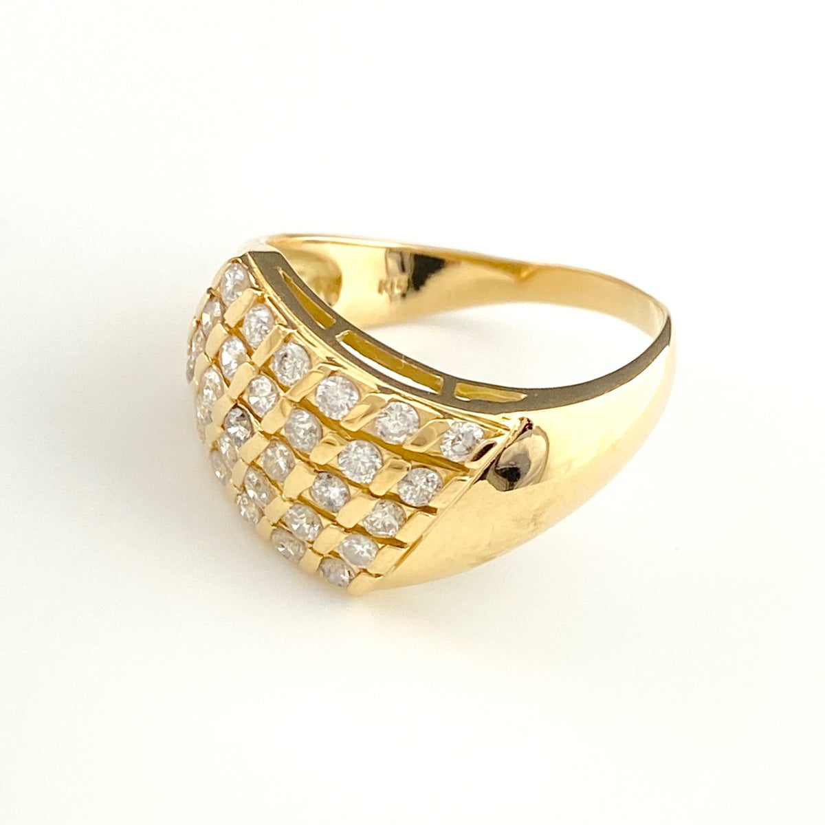 楽天市場】K18 天然 ダイヤモンド 計0.17ct 取り巻き フラワー