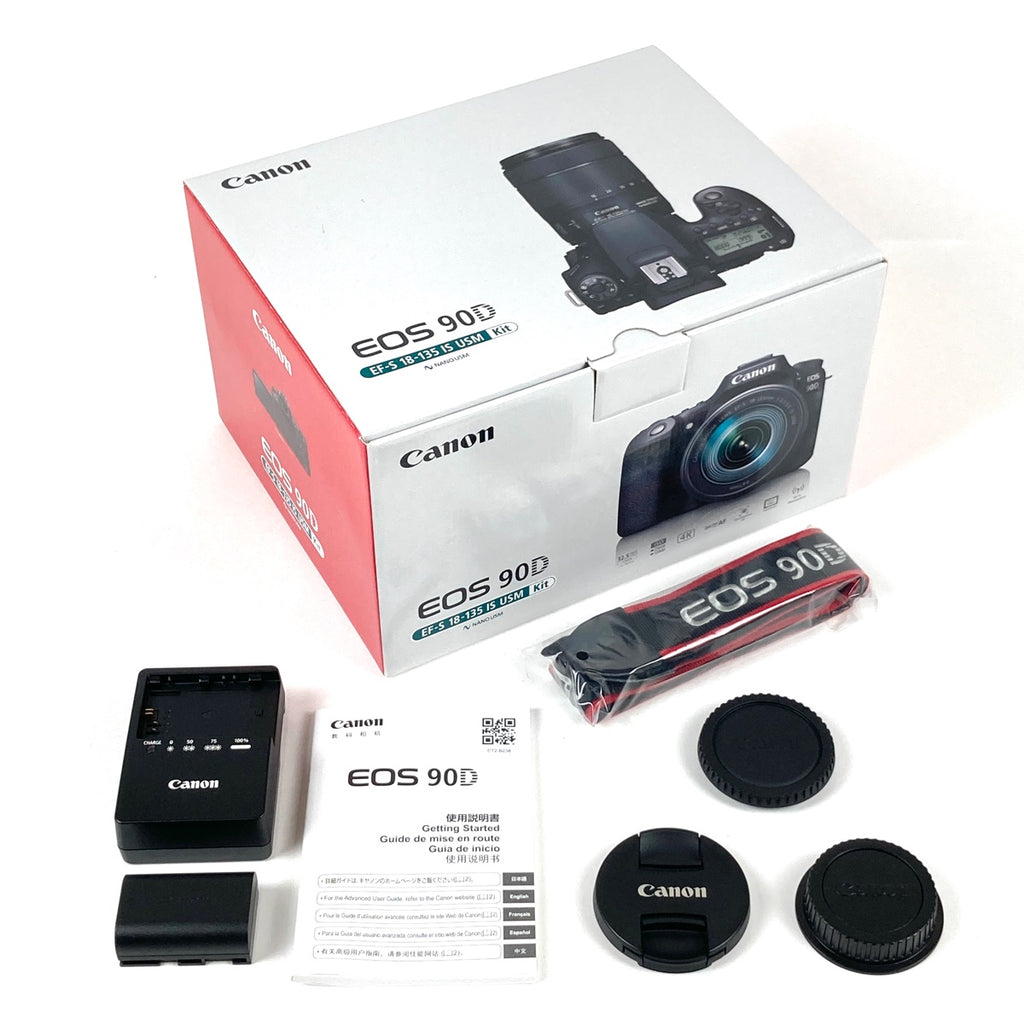 キヤノン Canon EOS 90D EF-S 18-135 IS USM レンズキット デジタル 一眼レフカメラ 【中古】cambb
