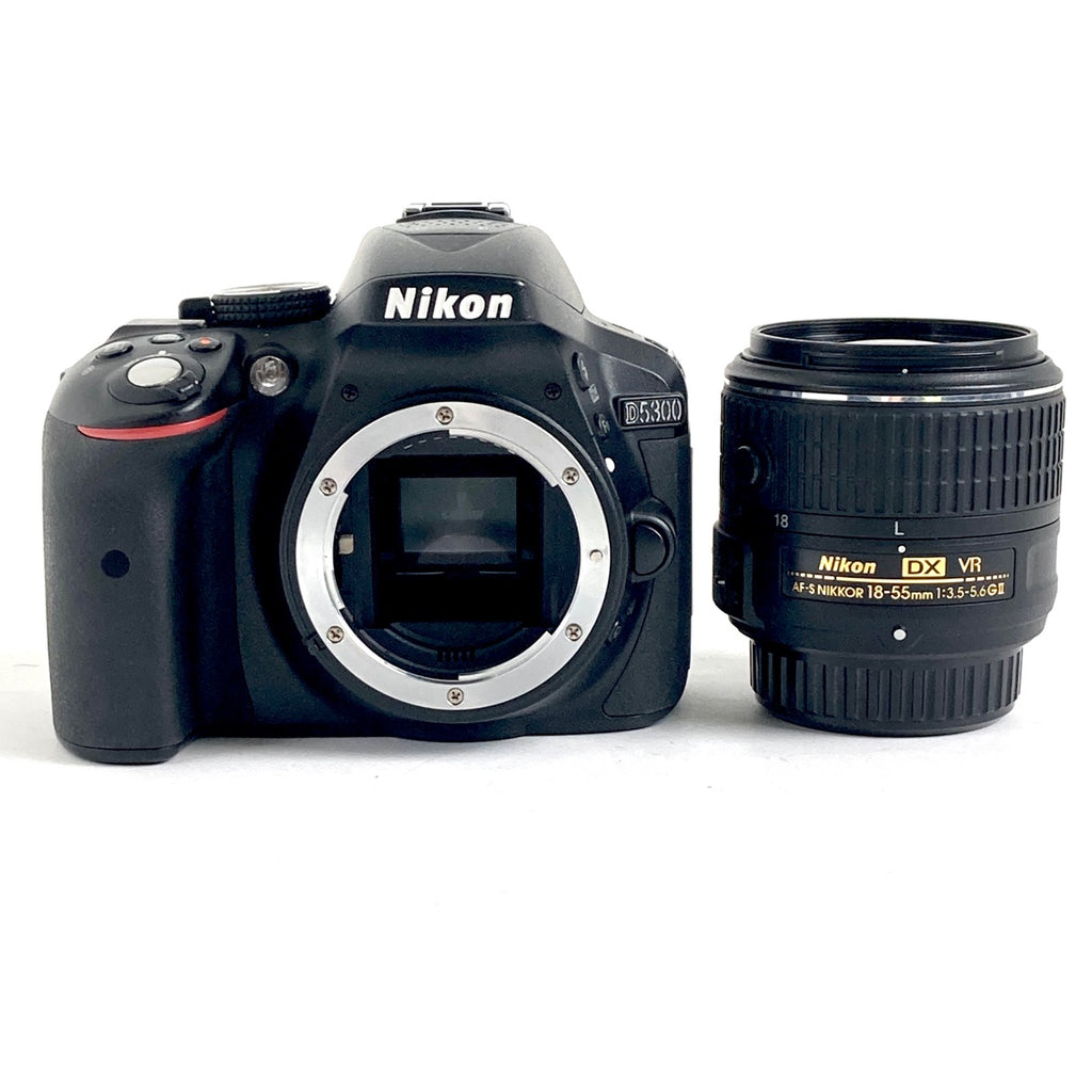 ニコン Nikon D5300 18-55 VR II レンズキット ブラック デジタル 一眼レフカメラ 【中古】