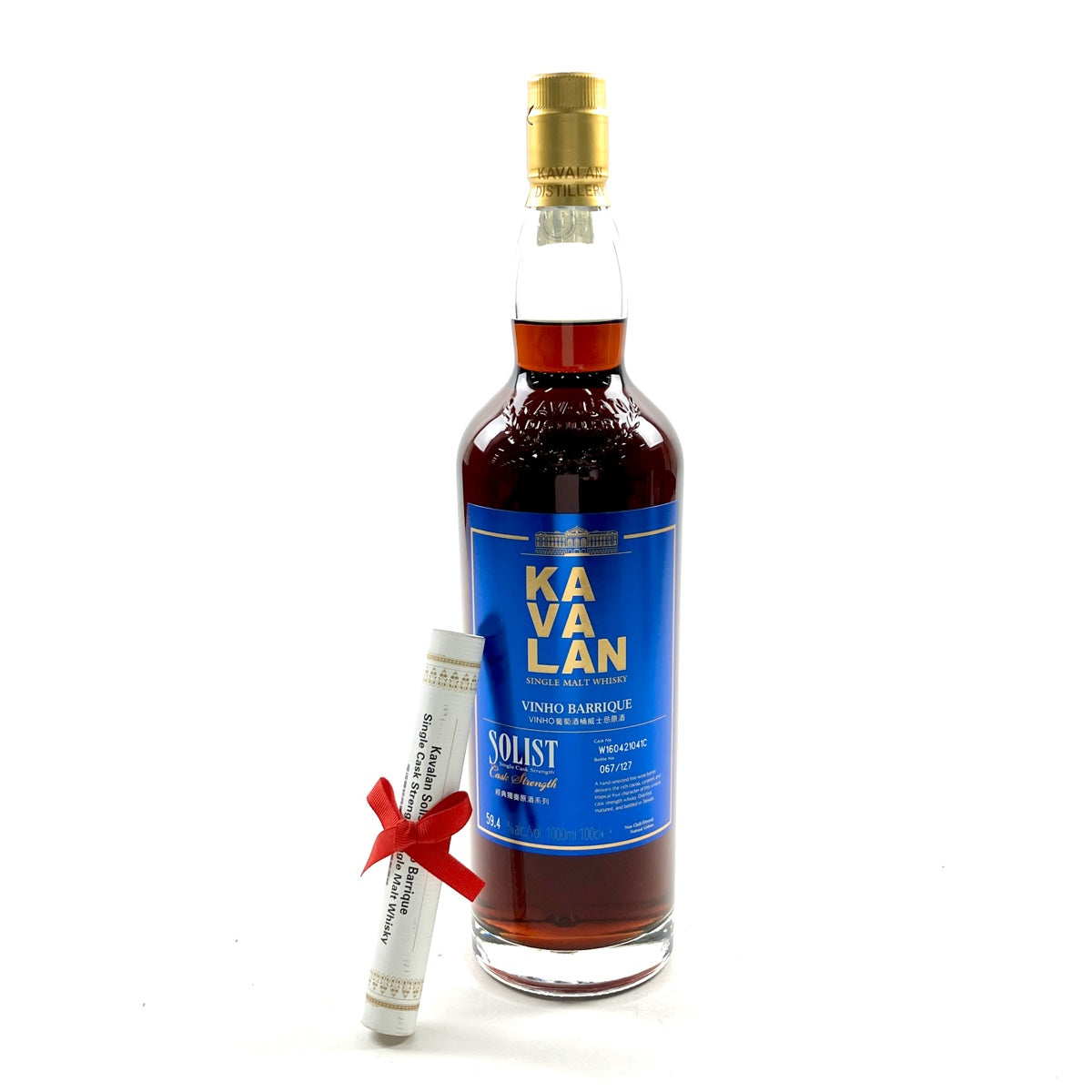 バイセル公式】カバラン KAVALAN ソリスト ヴィーニョ バリック カスクストレングス 1000ml 台湾ウイスキー 【古酒】 -  バイセルブランシェ