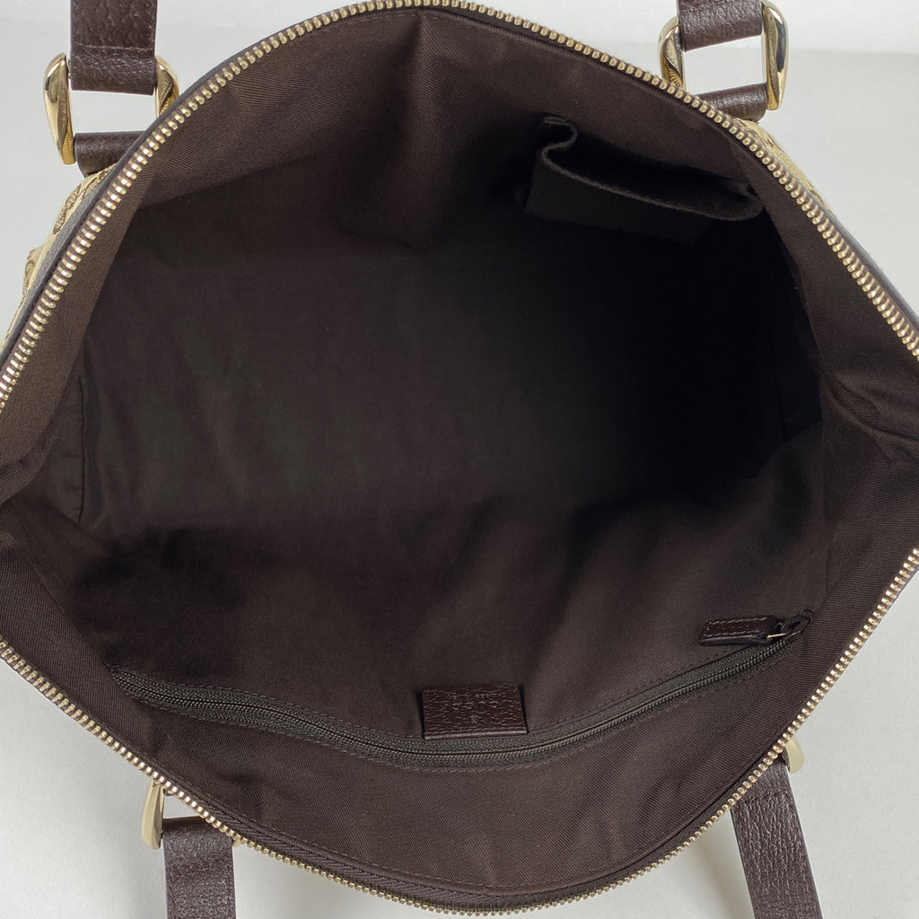 グッチ GG柄 トートバッグ ショルダーバッグ アビー トートバッグ GGキャンバス ブラウン 141470 レディース 【中古】 brbag