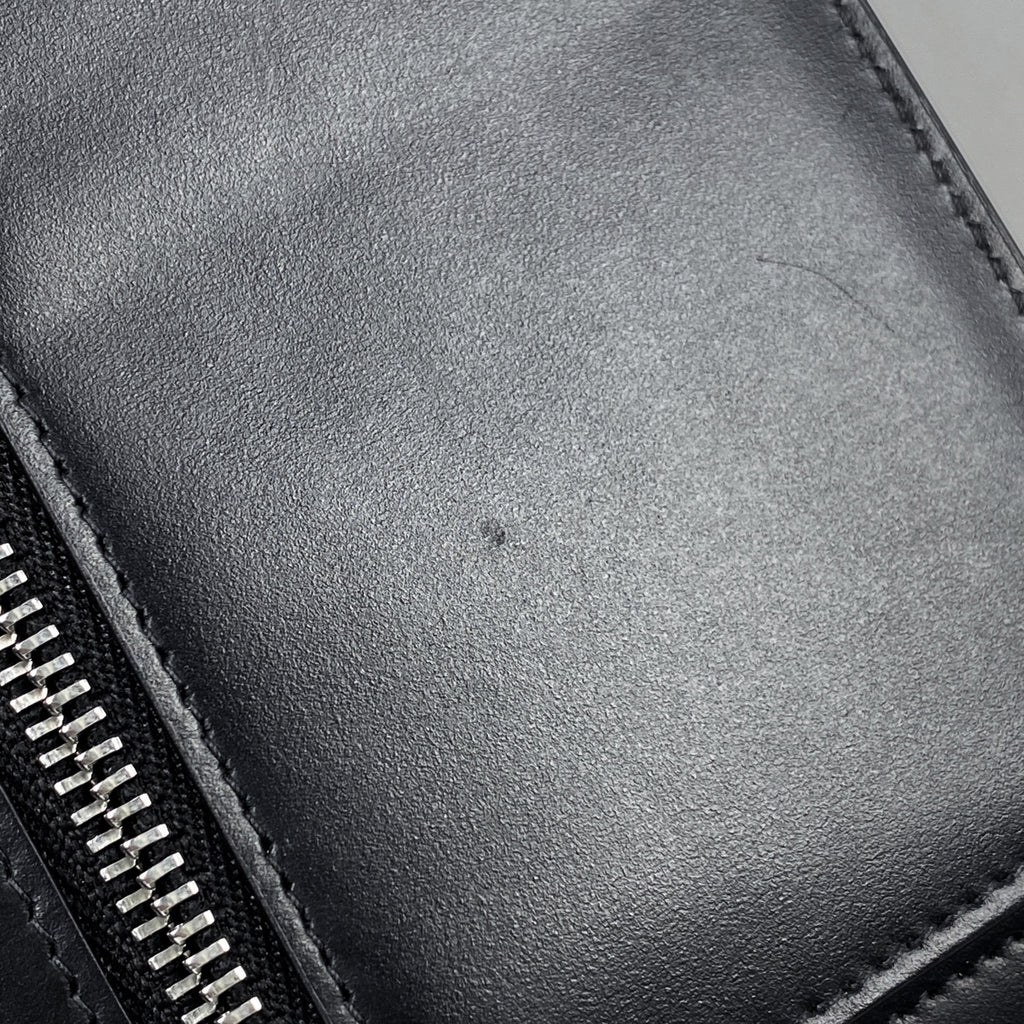 メゾン マルジェラ 4ステッチ 二つ折り 長財布 レザー ブラック SA1UI0021 レディース 【中古】brbag
