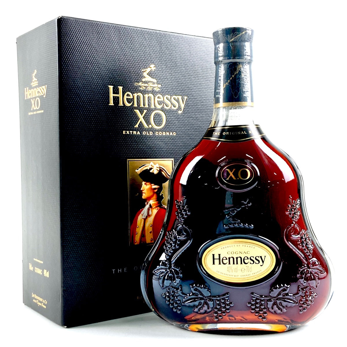 ヘネシー HENNESSY XO 黒キャップ 700ml クリアボトル バイセル公式】ヘネシー Hennessy XO 黒キャップ クリアボトル