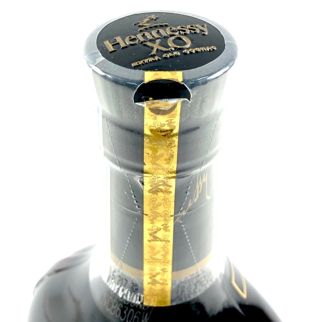 バイセル公式】ヘネシー Hennessy XO 黒キャップ クリアボトル