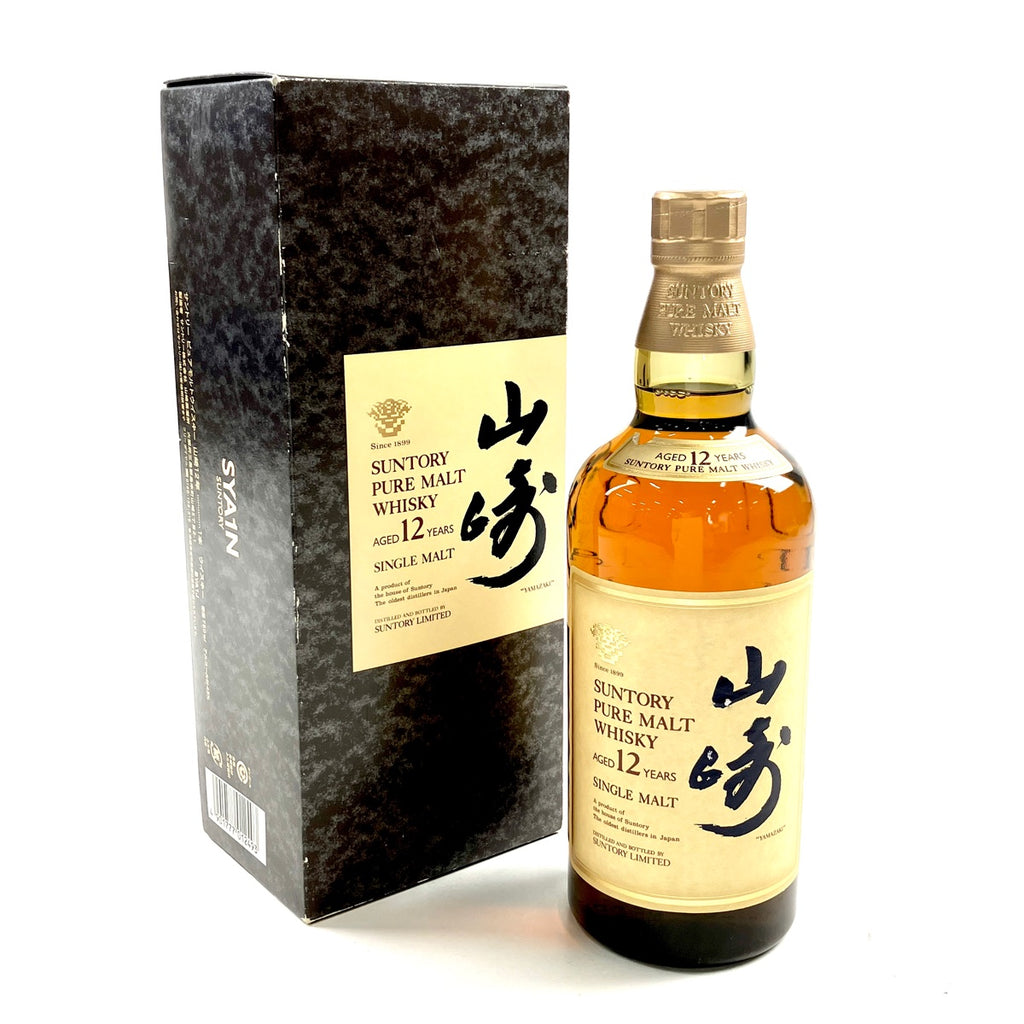 【東京都内限定お届け】サントリー SUNTORY 山崎 12年 ピュアモルト 華 750ml 国産ウイスキー 【古酒】