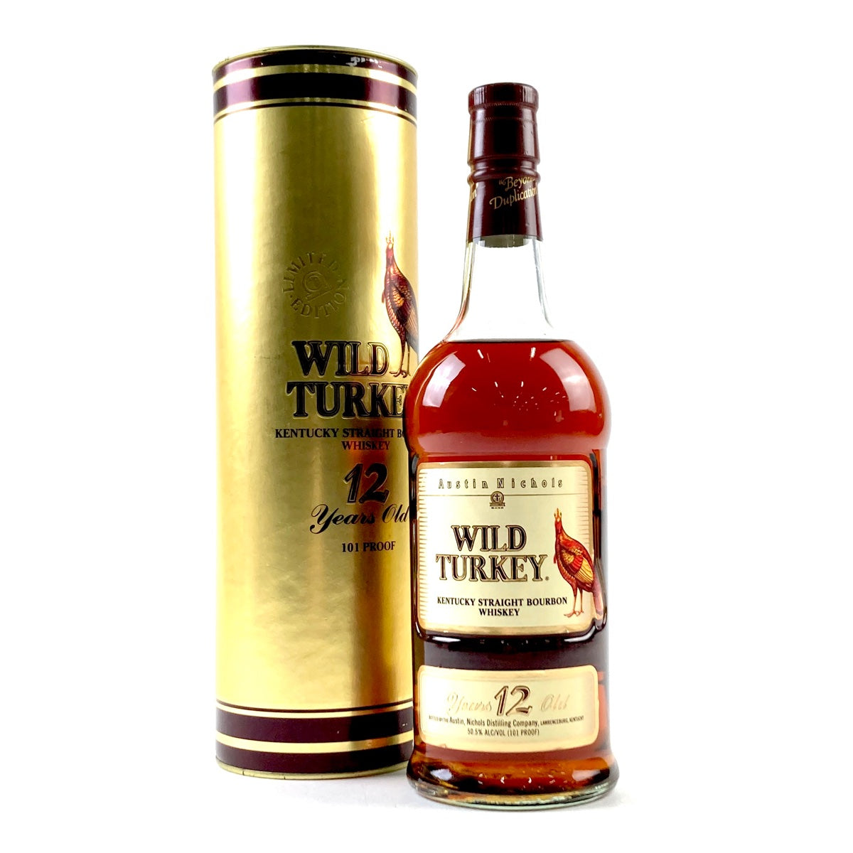 バイセル公式】ワイルドターキー WILD TURKEY 12年 旧旧ボトル 750ml アメリカンウイスキー 【古酒】 - バイセルブランシェ