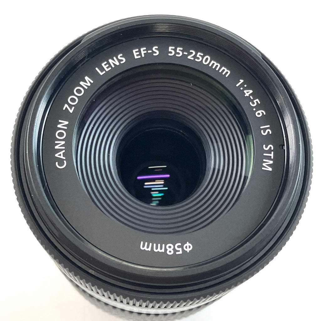 キヤノン Canon EF-S 55-250mm F4-5.6 IS STM 一眼カメラ用レンズ（オートフォーカス） 【中古】