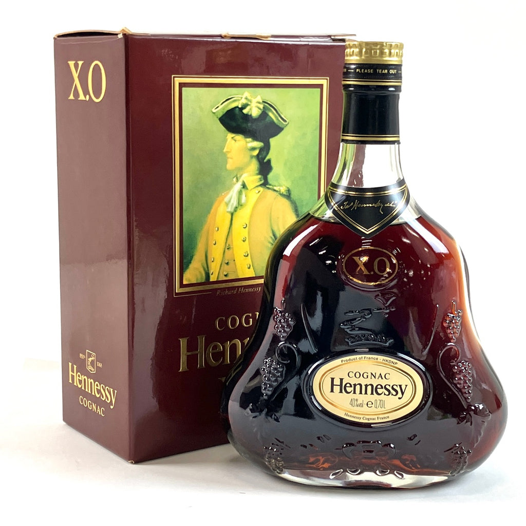 ヘネシー Hennessy XO 金キャップ クリアボトル 700ml ブランデー コニャック 【古酒】