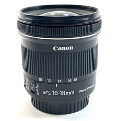 キヤノン Canon EF-S 10-18mm F4.5-5.6 IS STM 一眼カメラ用レンズ（オートフォーカス） 【中古】