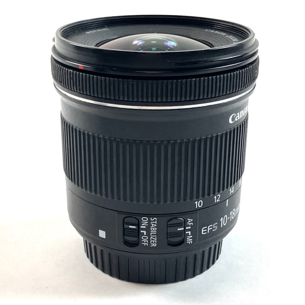 キヤノン Canon EF-S 10-18mm F4.5-5.6 IS STM 一眼カメラ用レンズ（オートフォーカス） 【中古】