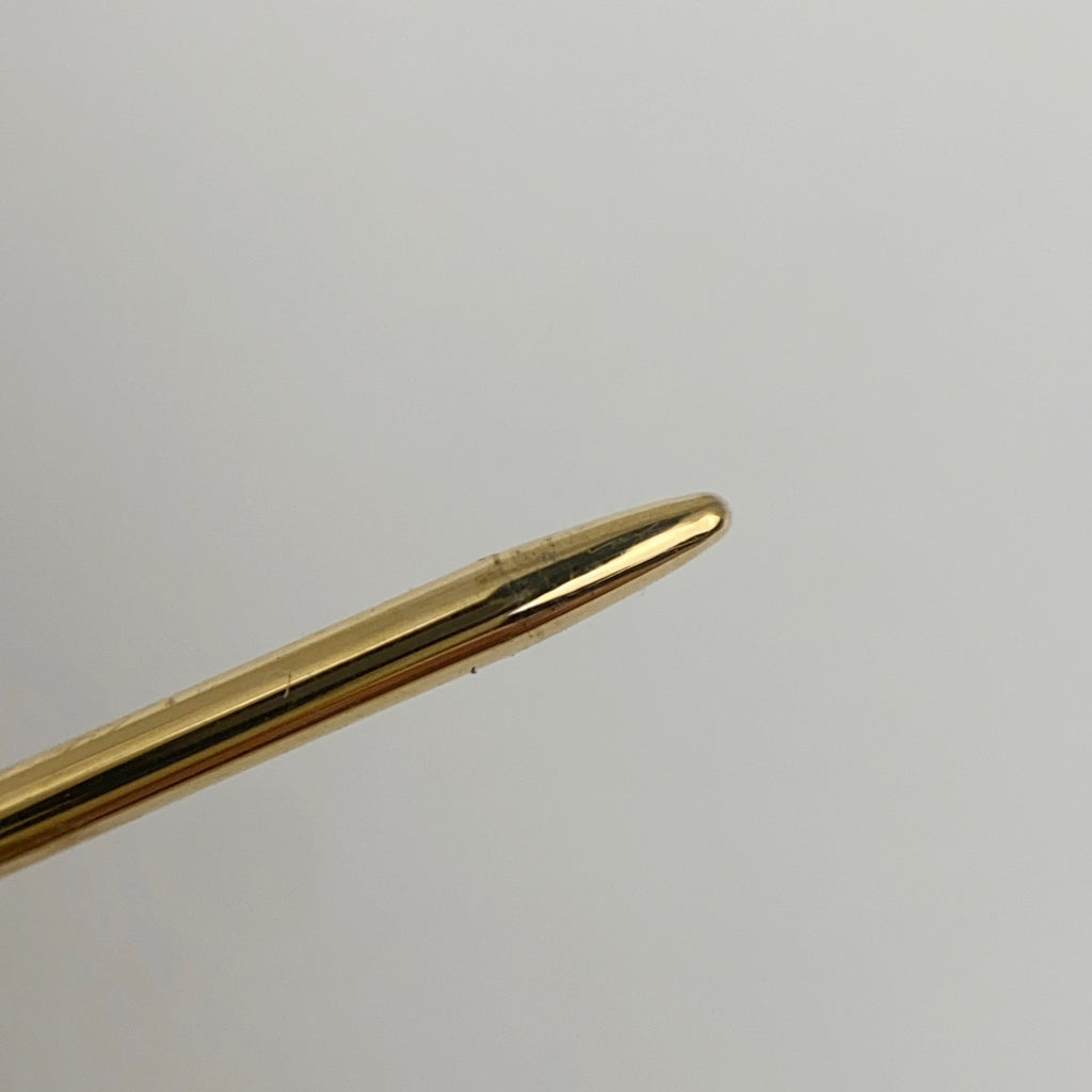 スワロフスキー ベアーモチーフ クリスタル ブローチ くま ブローチ GP ゴールド レディース 【中古】bracc