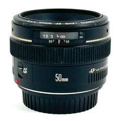 キヤノン Canon EF 50mm F1.4 USM 一眼カメラ用レンズ（オートフォーカス） 【中古】