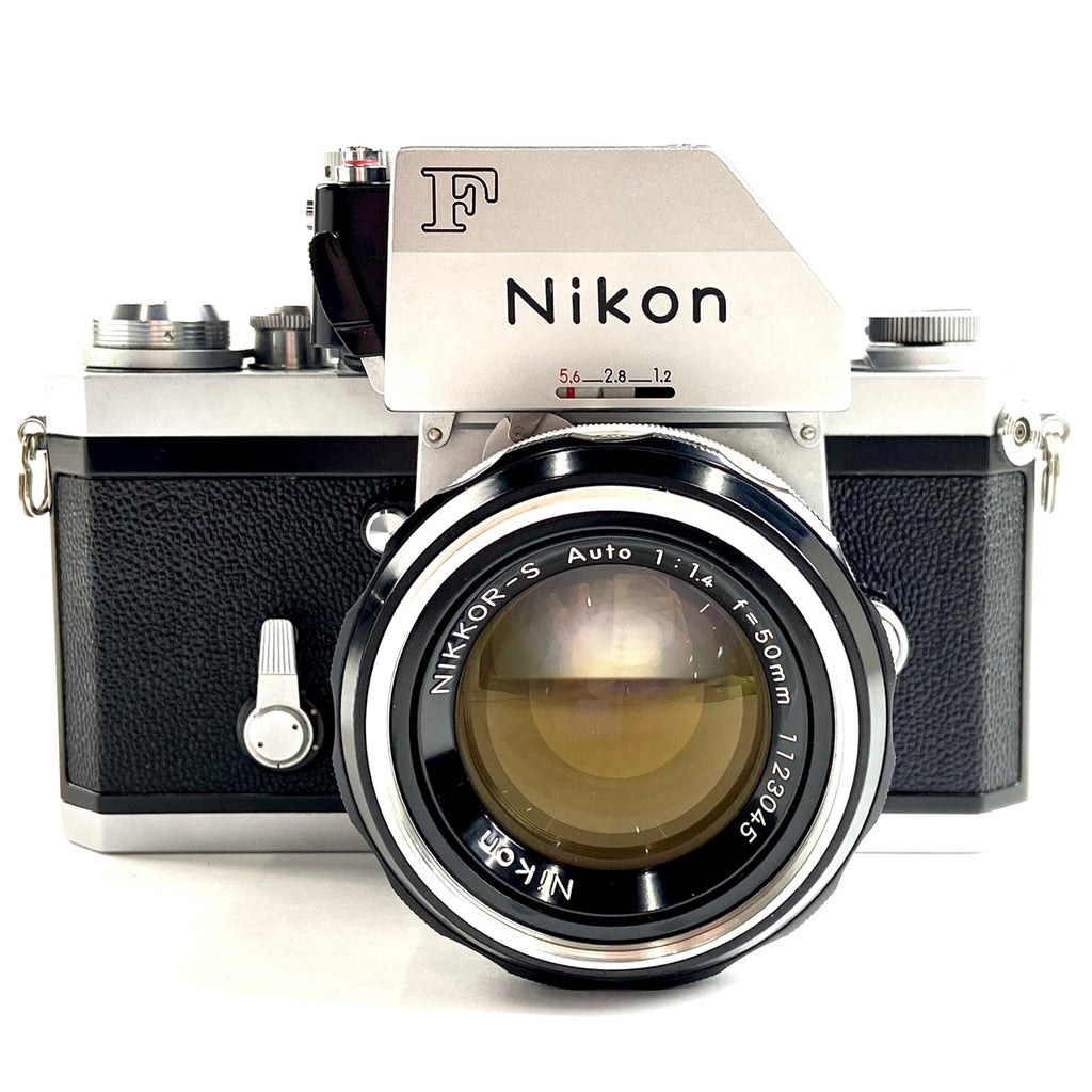 ニコン Nikon F フォトミック シルバー + NIKKOR-S Auto 50mm F1.4 フィルム マニュアルフォーカス 一眼レフカメラ 【中古】