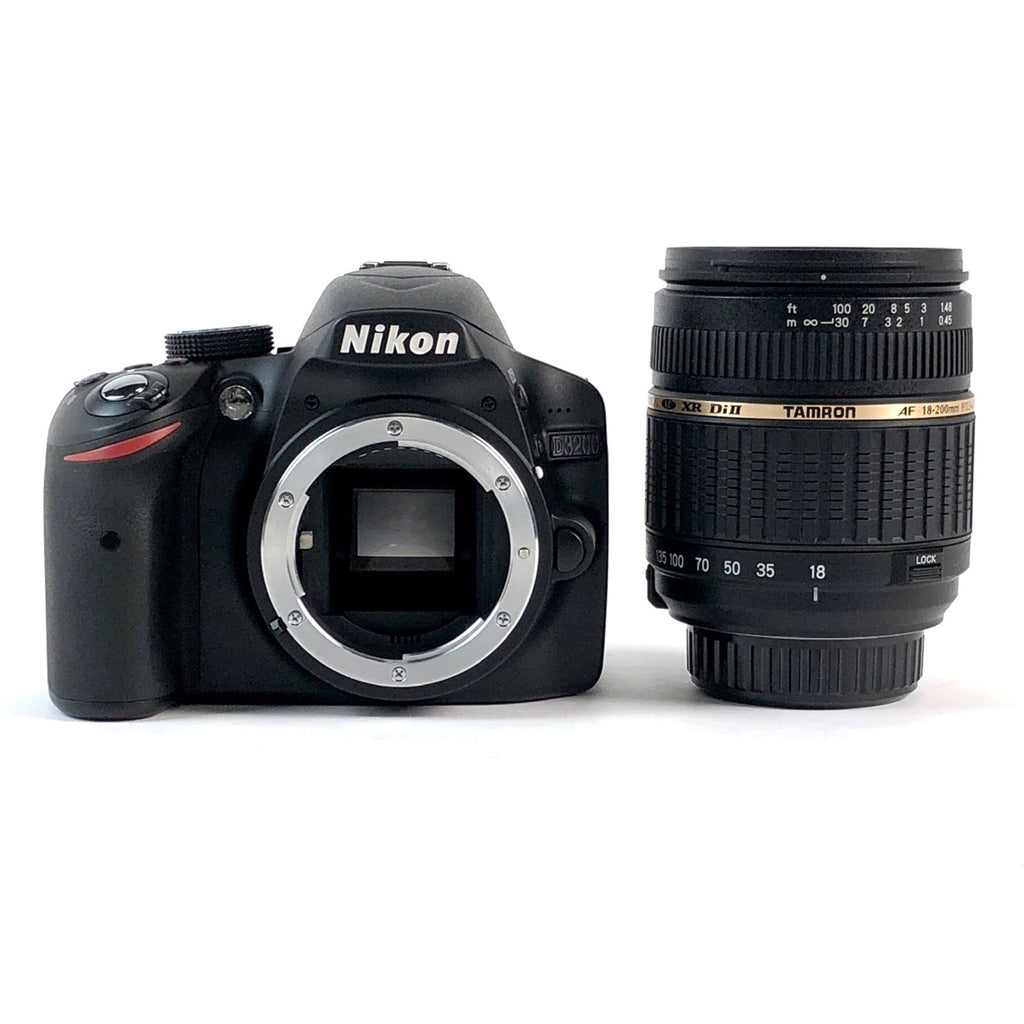 ニコン Nikon D3200 ＋ AF 18-200mmF3.5-6.3XR Di II LD ASPH Macro (Fマウント用) デジタル 一眼レフカメラ 【中古】