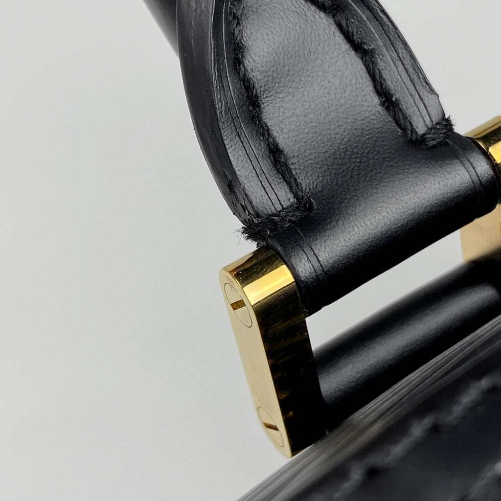 美品 ルイヴィトン エピ ジャスミン ノワール ハンドバッグ ブラック LOUIS VUITTON ルイヴィトン ジャスミン エピ ノワール
