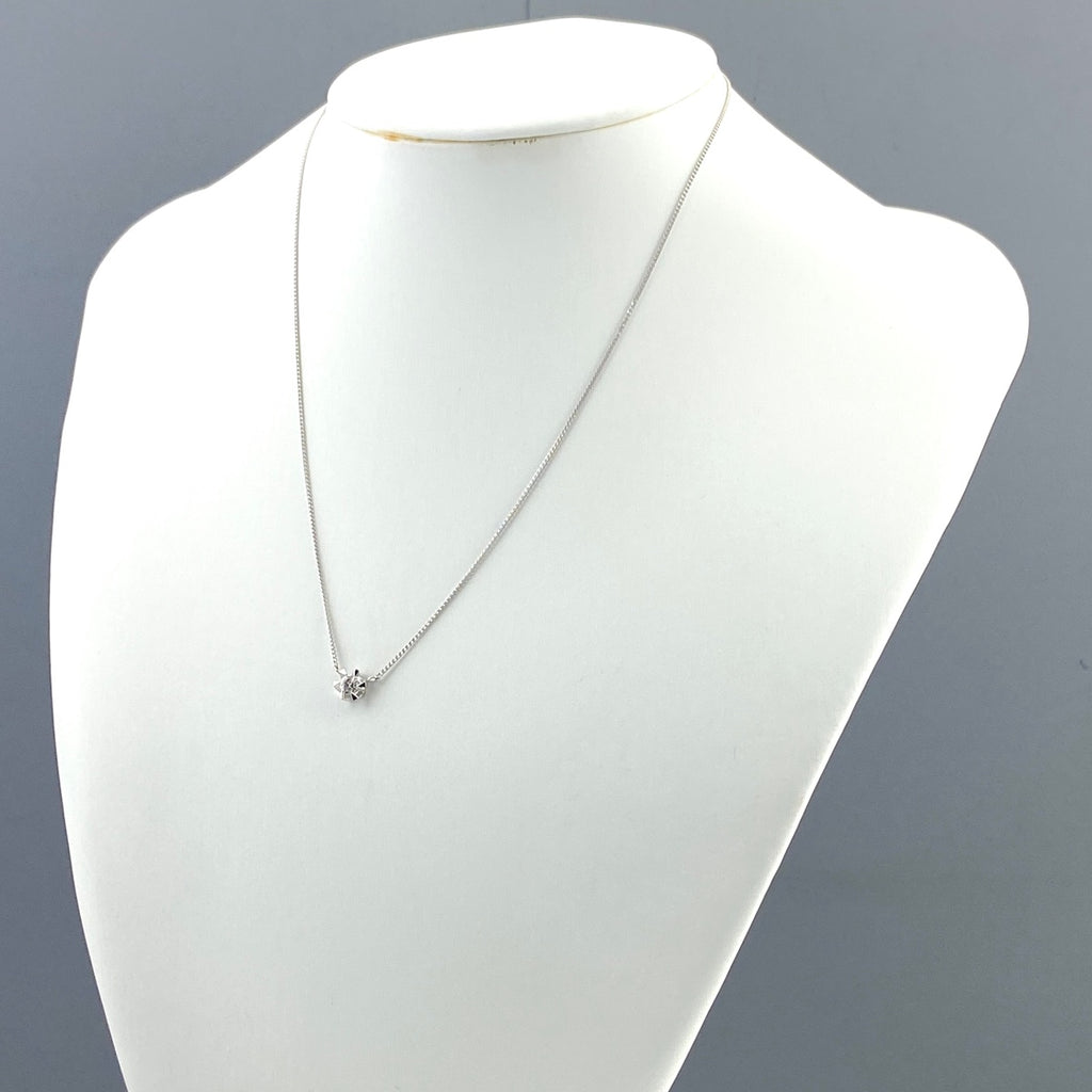 メレダイヤ デザインネックレス プラチナ ペンダント ネックレス Pt850 ダイヤモンド レディース 【中古】nbjwl