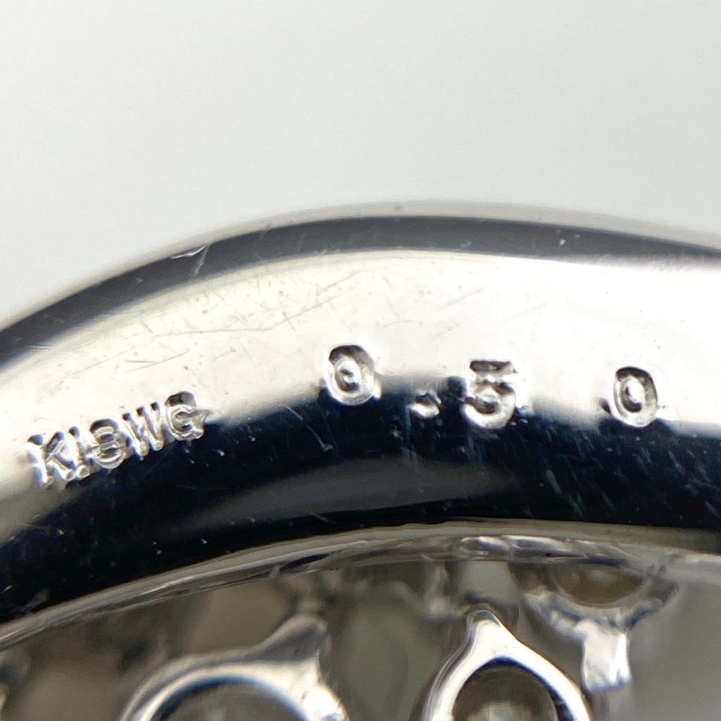 【最終値引き】 メレダイヤ デザインネックレス WG ホワイトゴールド ペンダント ネックレス K18 WG ダイヤモンド レディース 【中古】nbjwl