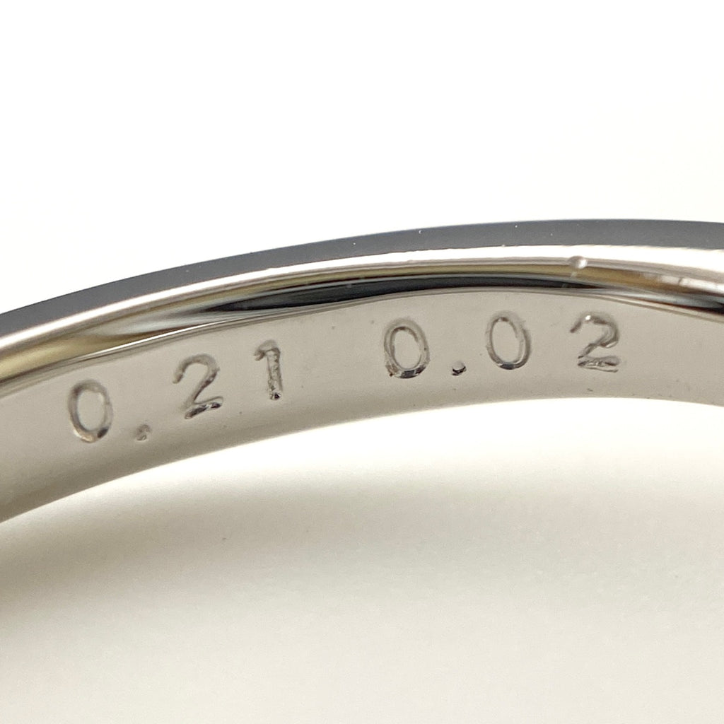 アイプリモ ダイヤモンド デザインリング プラチナ 指輪 メレダイヤ リング 4.5号 Pt950 ダイヤモンド レディース 【中古】brjwl