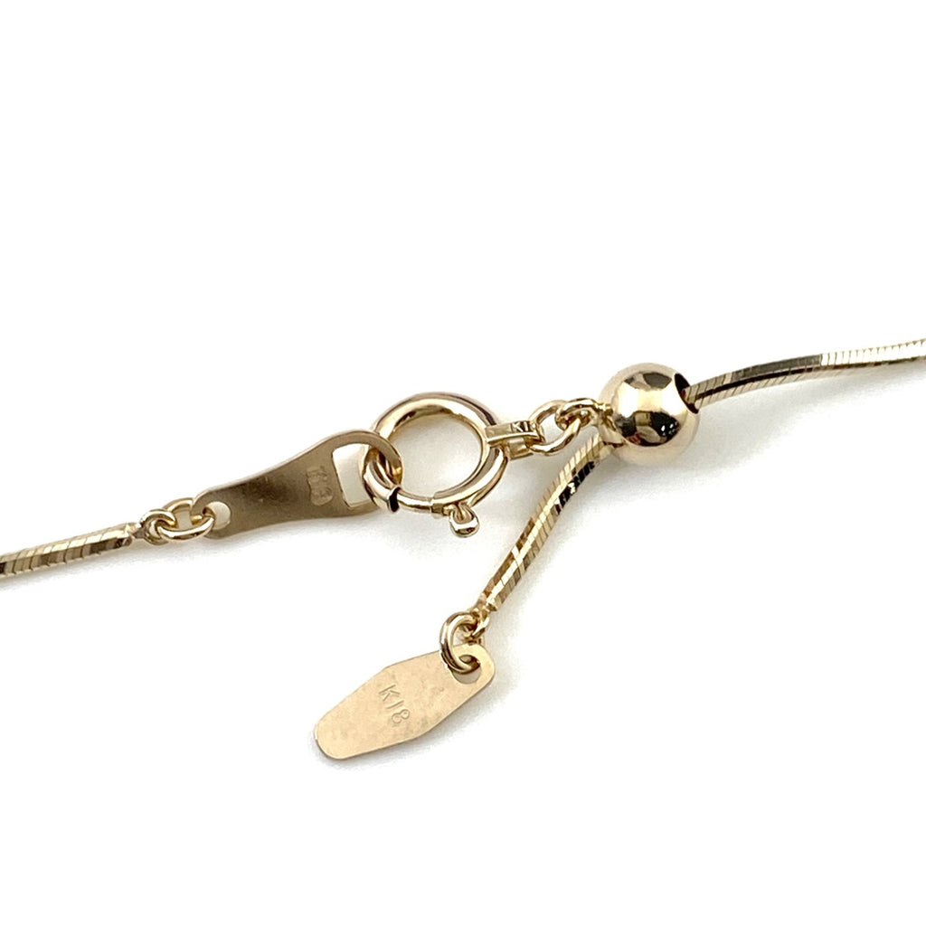 【在庫一掃】 カシケイ ダイヤモンド デザインネックレス YG イエローゴールド ペンダント ネックレス K18 ダイヤモンド レディース 【中古】brjwl