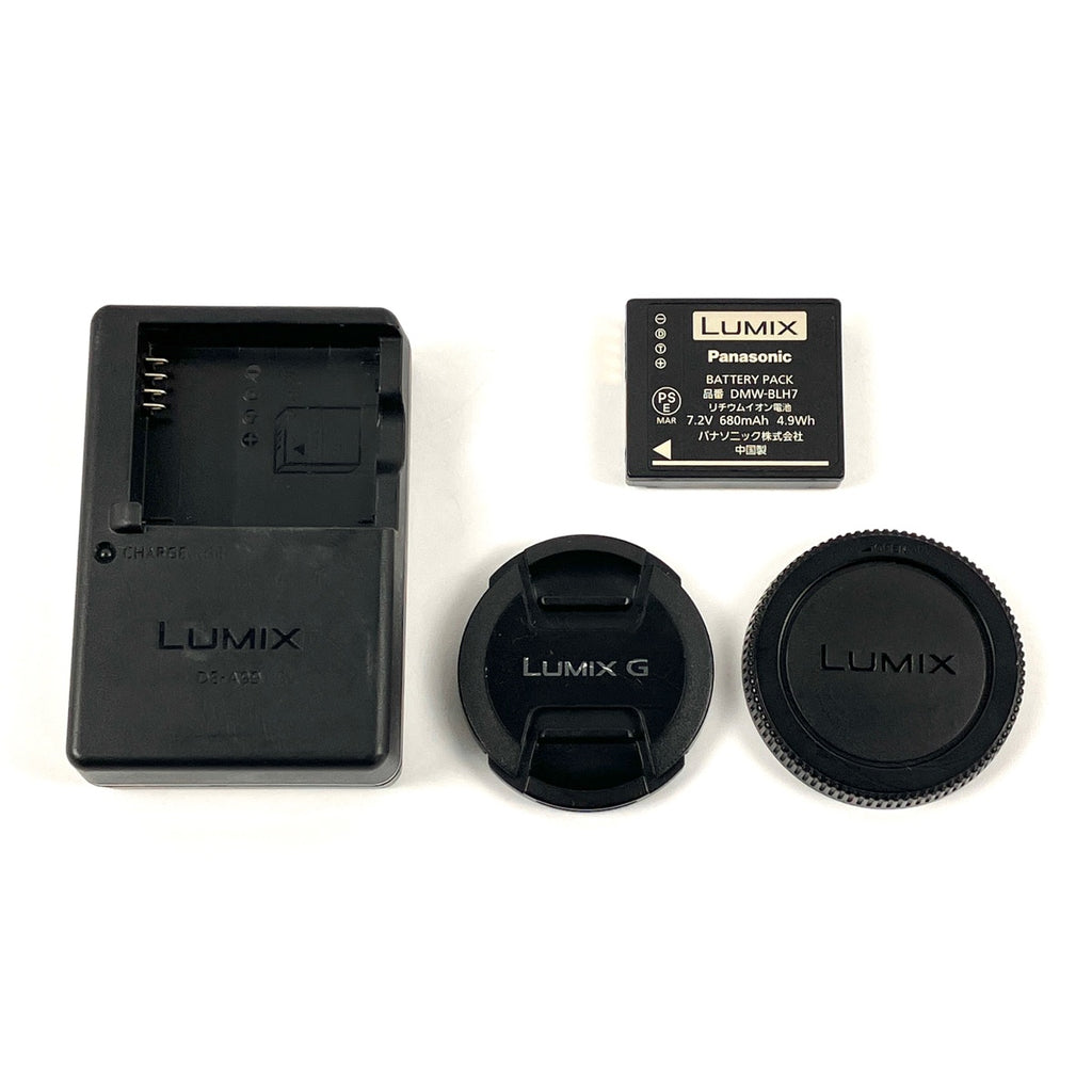 パナソニック Panasonic LUMIX DMC-GF7W ダブルズームレンズキット ピンク デジタル ミラーレス 一眼カメラ 【中古】