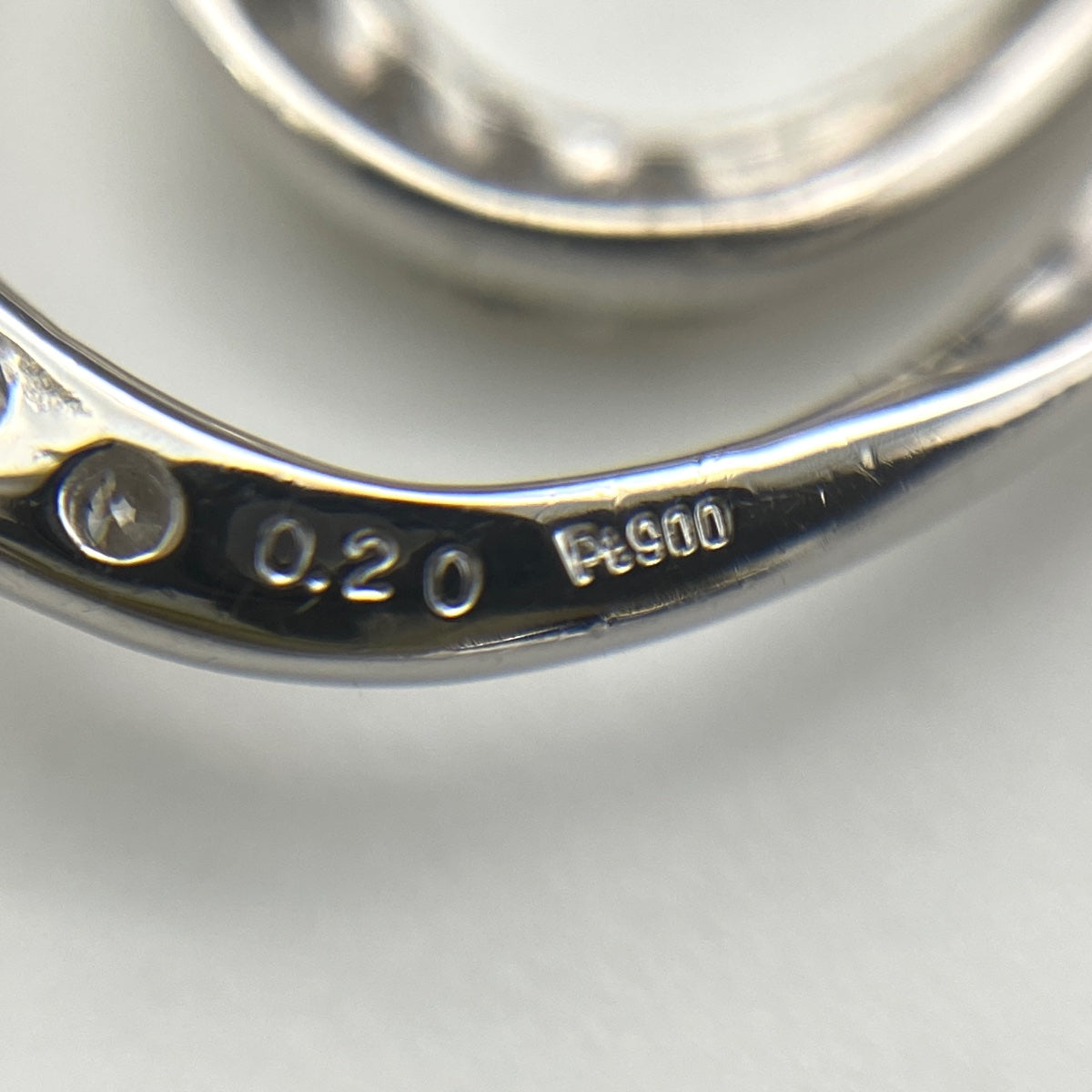 難有 Pt サファイア0.76　メレダイヤ0.15 ペンダントトップ 18K ダイヤモンド ネックレス 0.05ct 18k ダイアモンド