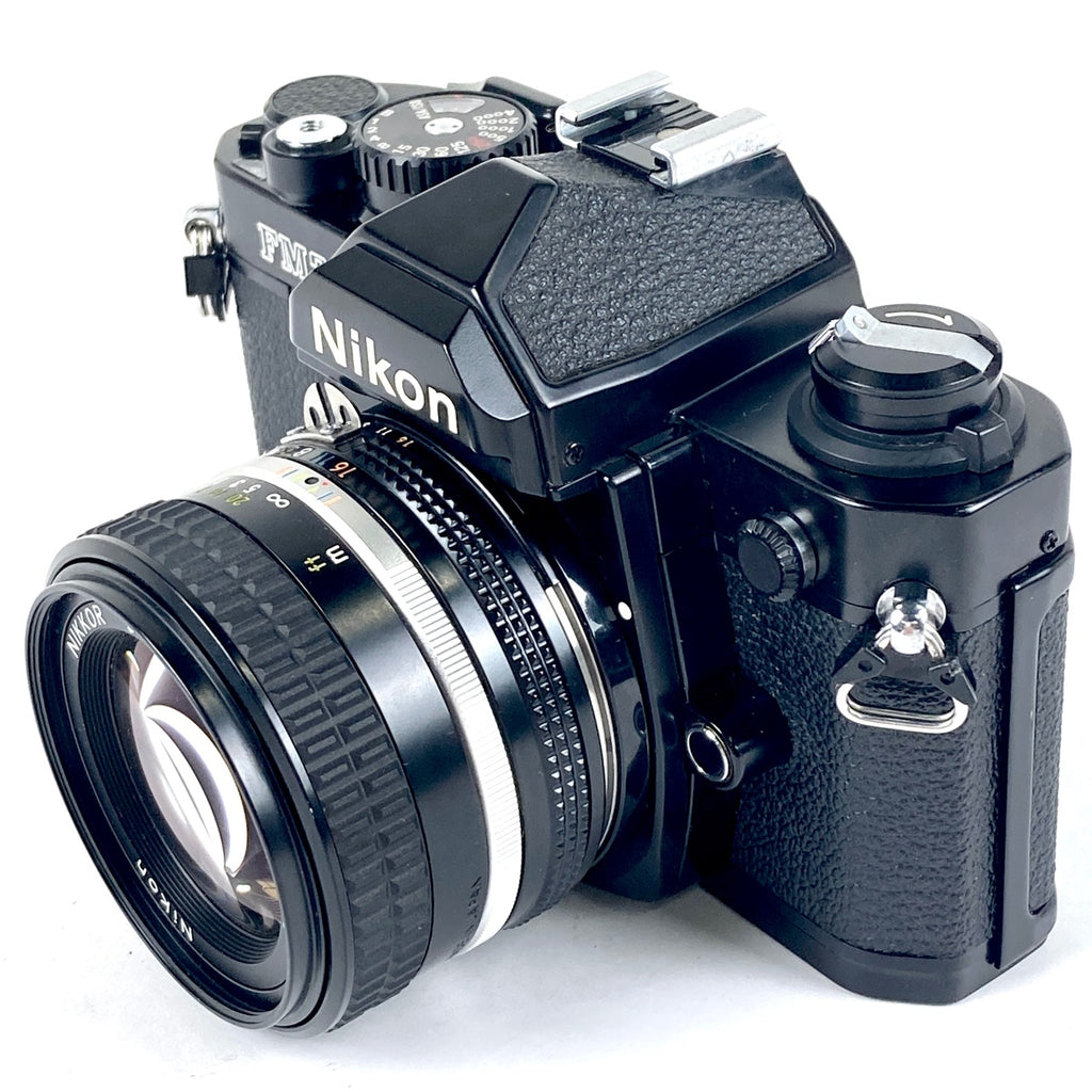 ニコン Nikon NEW FM2 + Ai-S NIKKOR 50mm F1.4 フィルム マニュアルフォーカス 一眼レフカメラ 【中古】