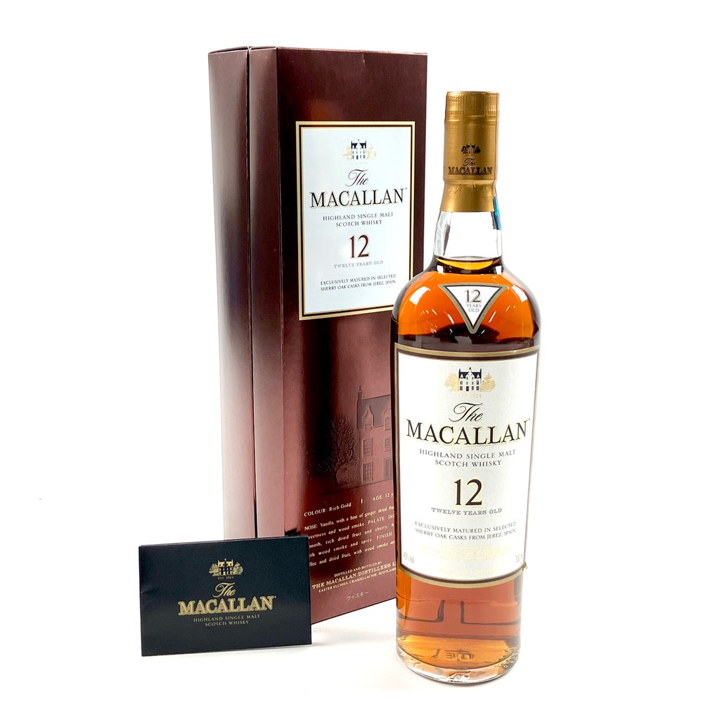 マッカラン MACALLAN 12年 シェリーオークカスク 旧 700ml スコッチウイスキー シングルモルト 【古酒】