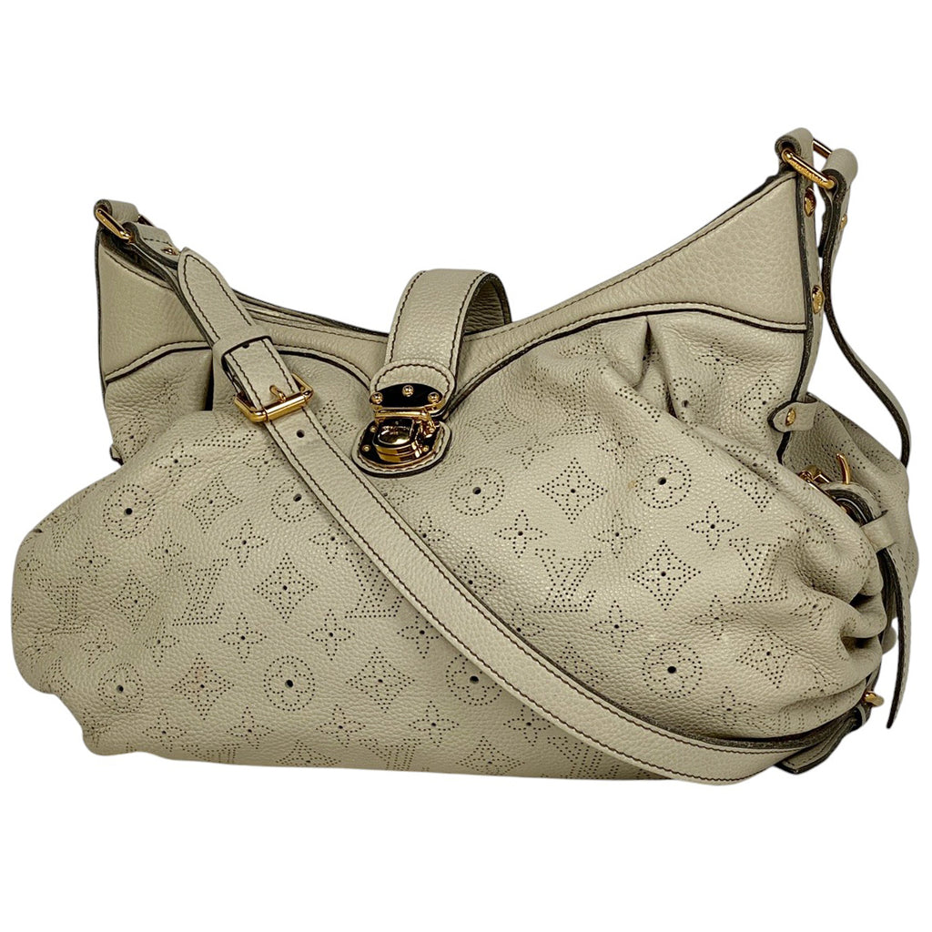 ルイ・ヴィトン XS パンチング ショルダーバッグ モノグラムマヒナ アイボリー レディース 【中古】brbag