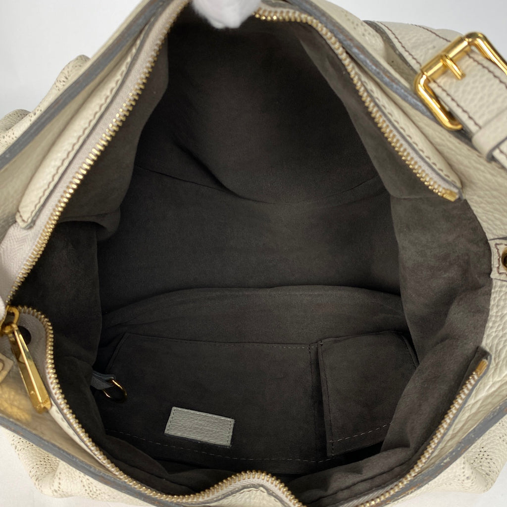 ルイ・ヴィトン XS パンチング ショルダーバッグ モノグラムマヒナ アイボリー レディース 【中古】brbag