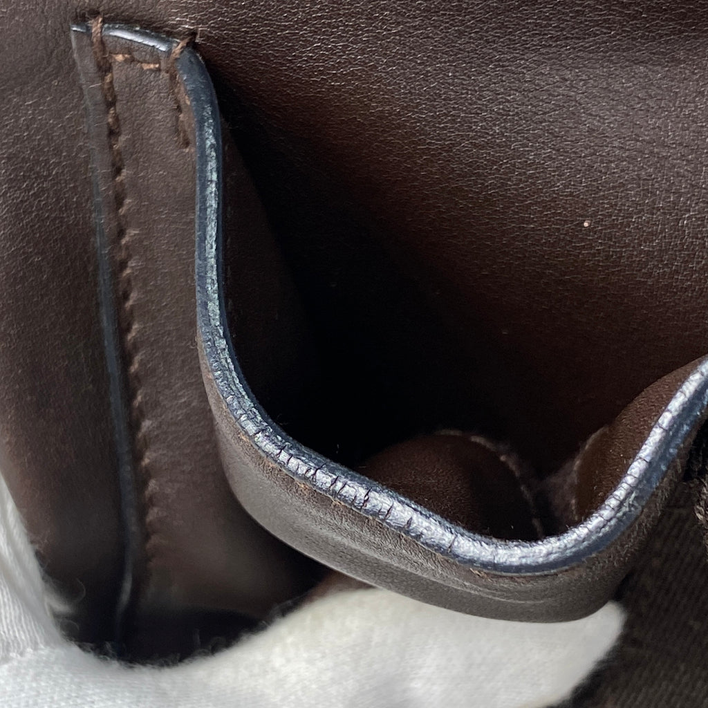 エルメス キャラバン ホリゾンタルMM 2WAY ショルダーバッグ ハンドバッグ ヴォーデルマ ブラウン レディース 【中古】brbag