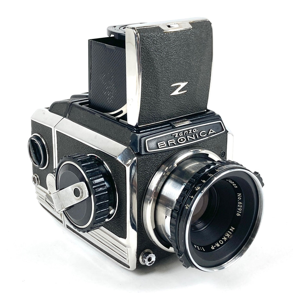 ゼンザブロニカ Zenza Bronica S + NIKKOR-P 75mm F2.8 中判カメラ 【中古】cambb
