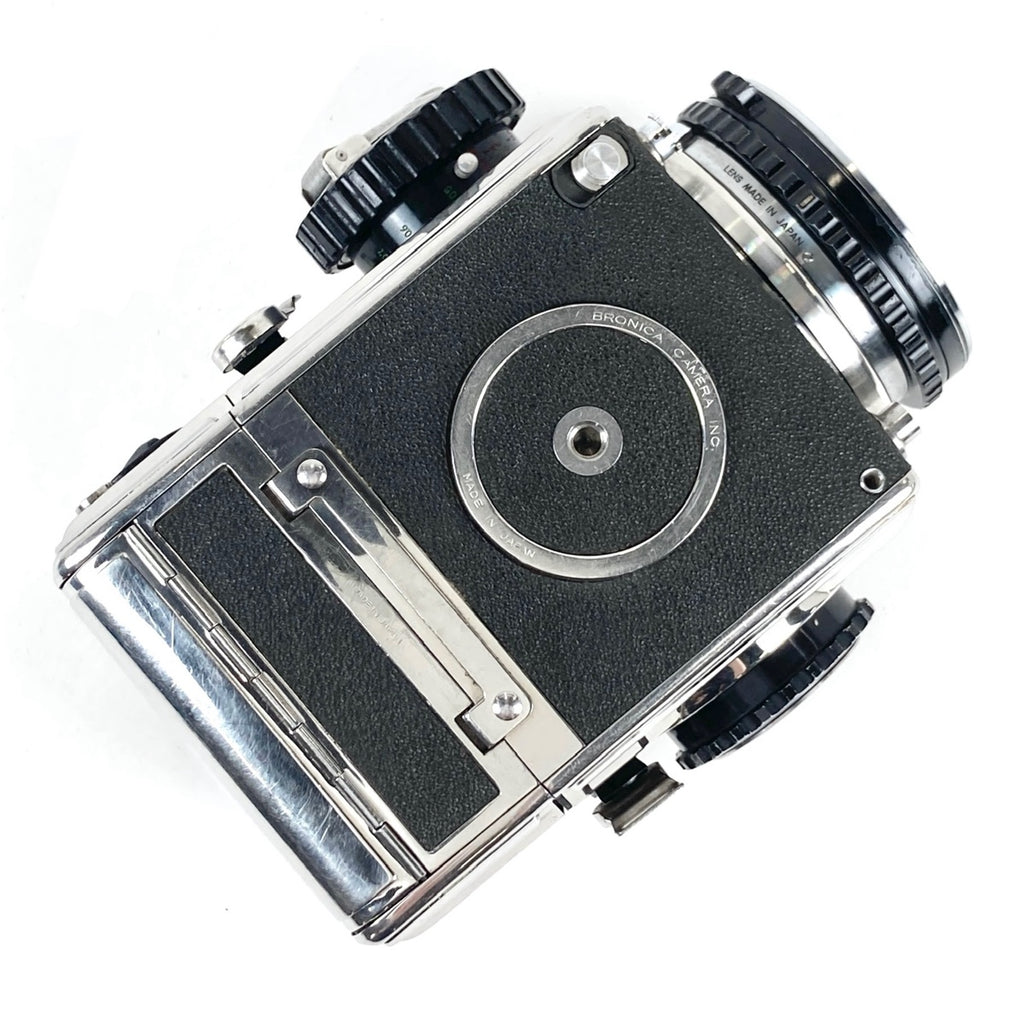 ゼンザブロニカ Zenza Bronica S + NIKKOR-P 75mm F2.8 中判カメラ 【中古】cambb