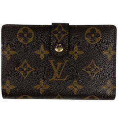 ルイ・ヴィトン ポルト モネ ビエ ヴィエノワ 札入れ 小銭入れ がま口 二つ折り財布 モノグラム ブラウン M61663 レディース 【中古】brbag