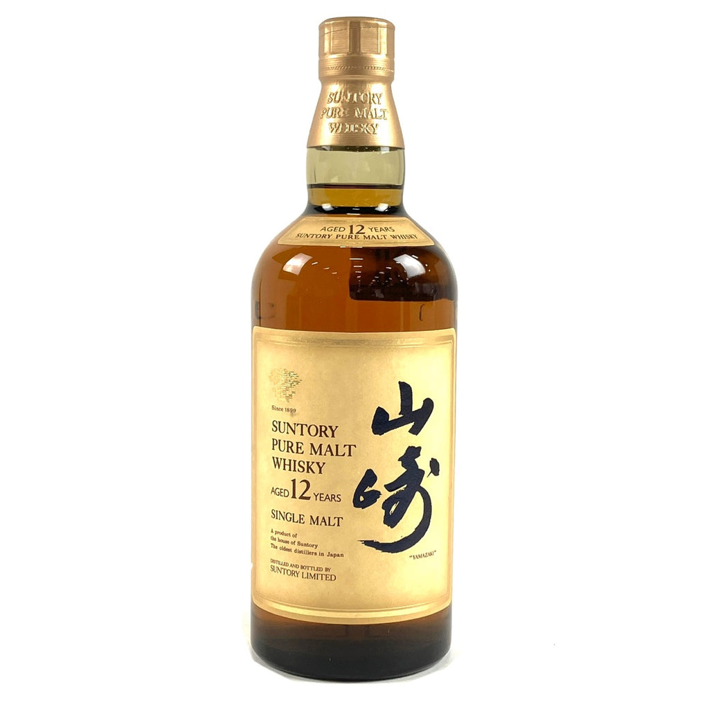 【東京都内限定お届け】サントリー SUNTORY 山崎 12年 シングルモルト 華 750ml 国産ウイスキー 【古酒】