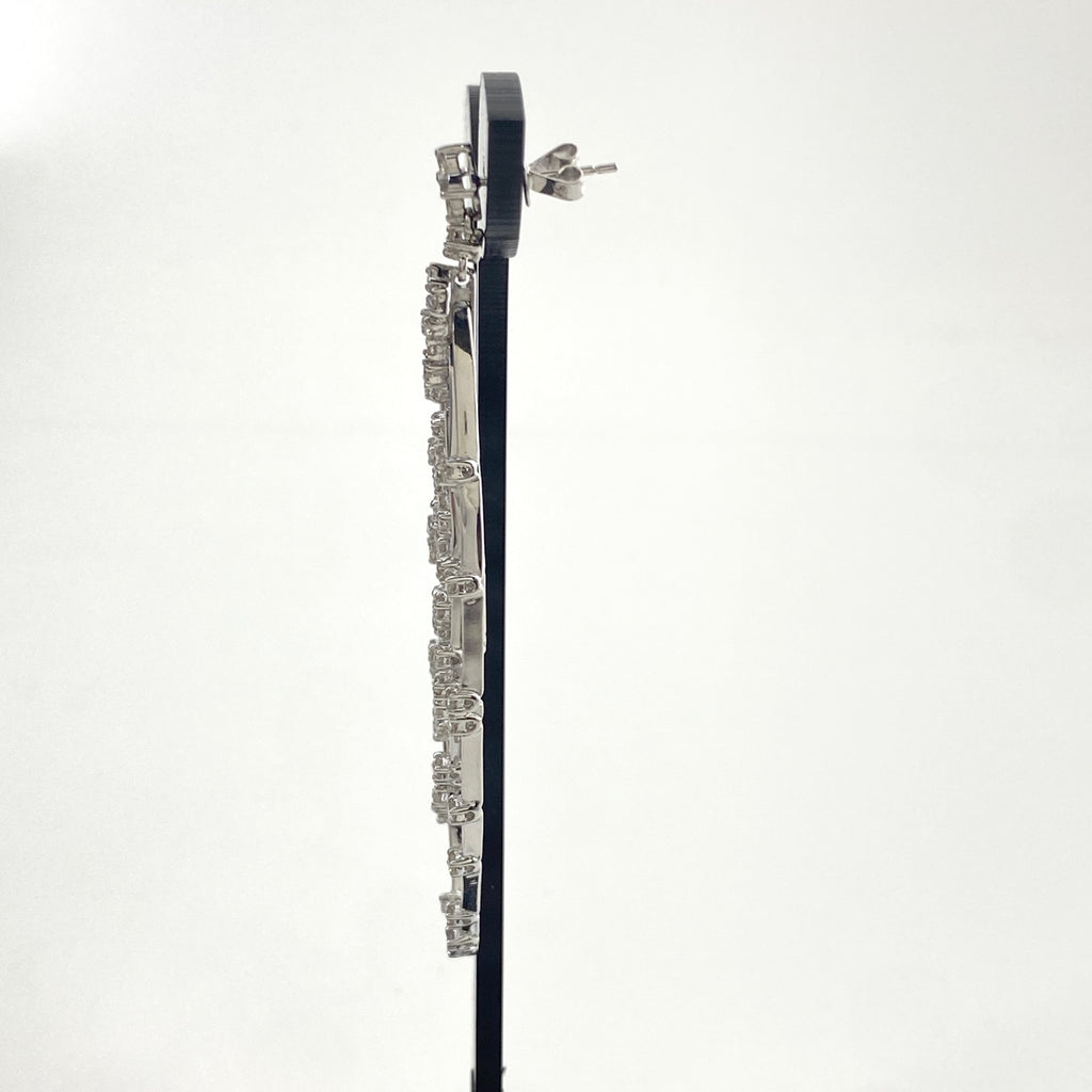 メレダイヤ デザインピアス ピアス K18 750 ダイヤモンド レディース 【中古】nbjwl