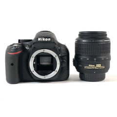 ニコン Nikon D5200 18-55 VR レンズキット ブラック デジタル 一眼レフカメラ 【中古】